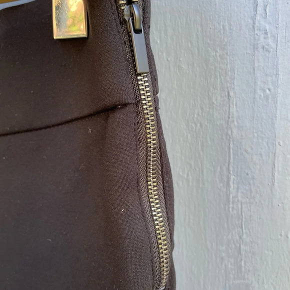 Zara Black Leggings with Lace bottom, medium - Picture 6 of 7